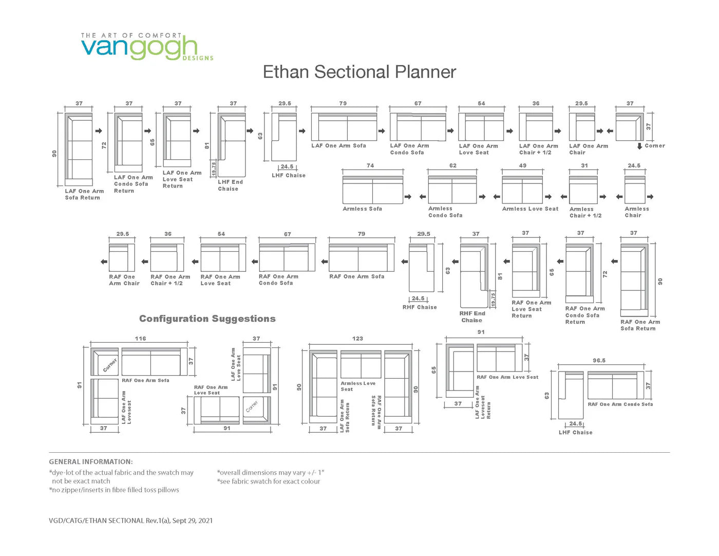 Ethan Sofa/ Sectional