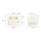 Koba Chair Maya boucle white
