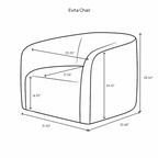 Evita Chair - Truffle