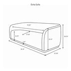 Evita Sofa - Truffle