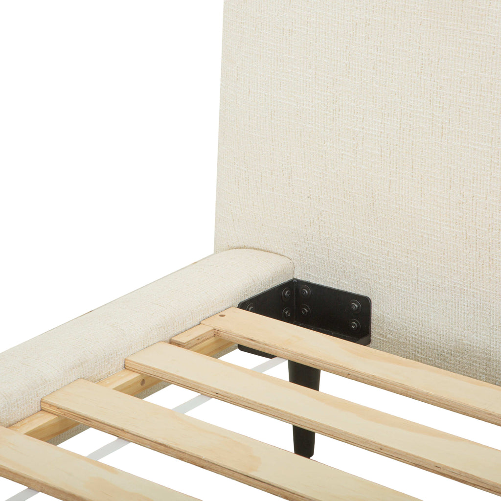 Fable Queen Bed - Ecru