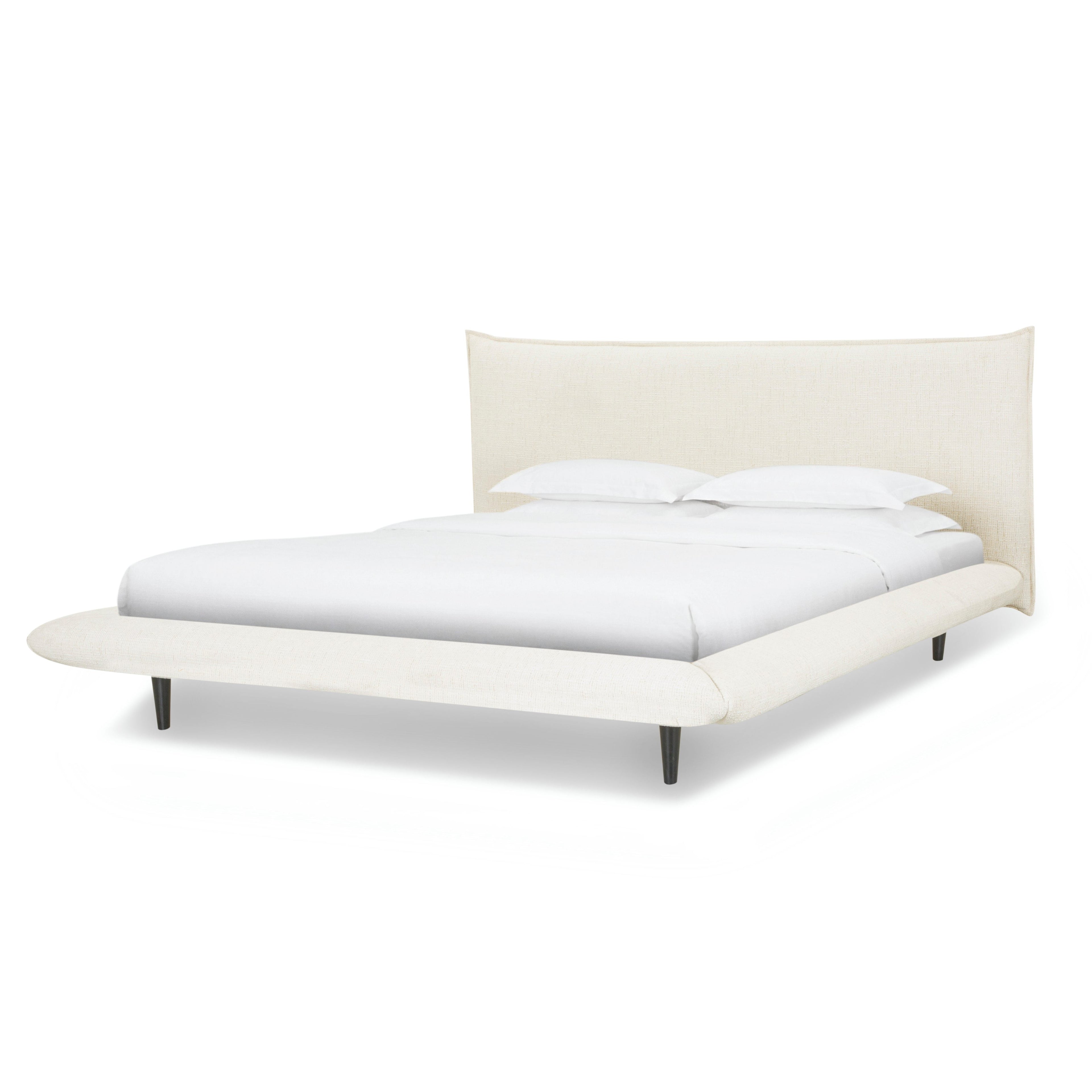 Fable Queen Bed - Ecru