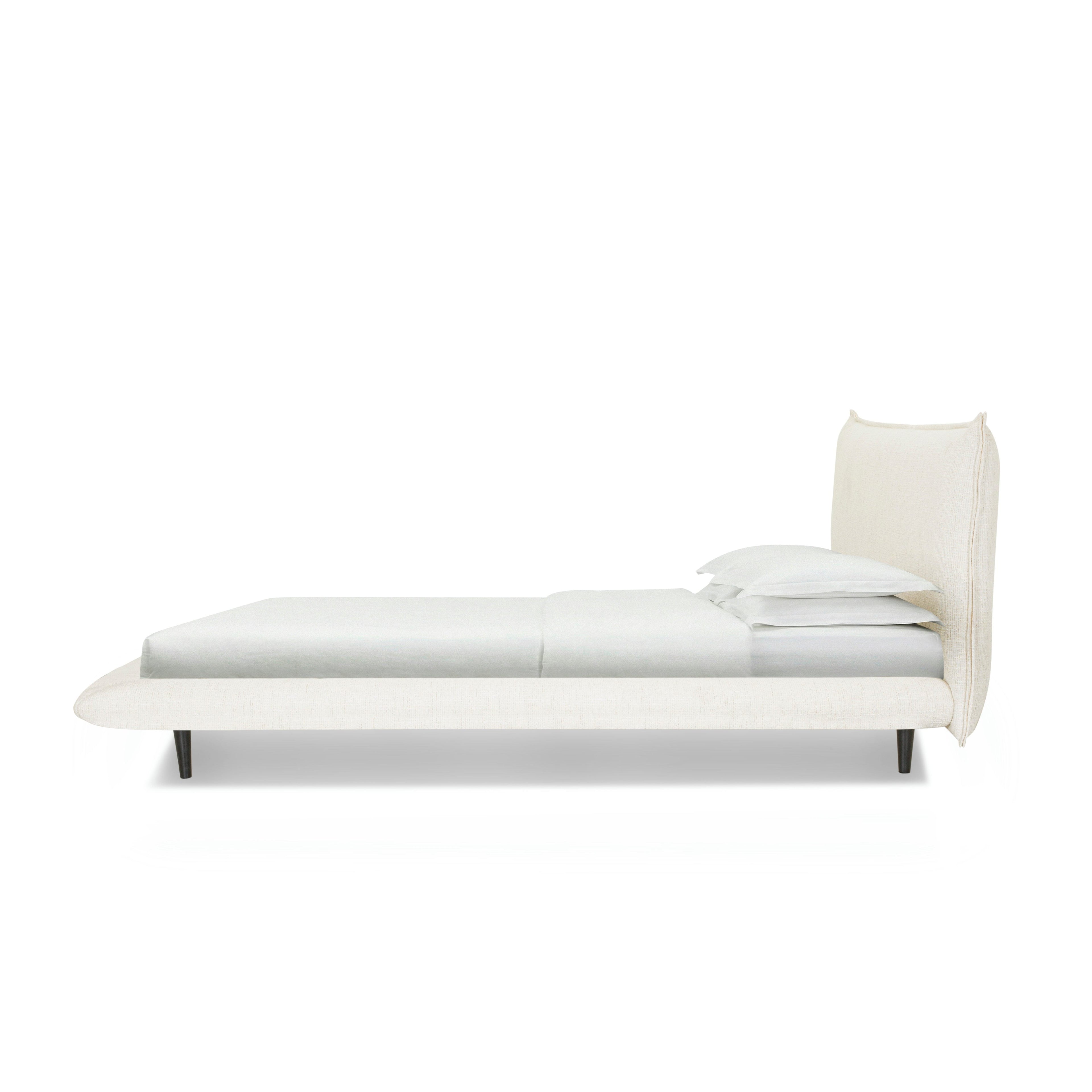 Fable Queen Bed - Ecru