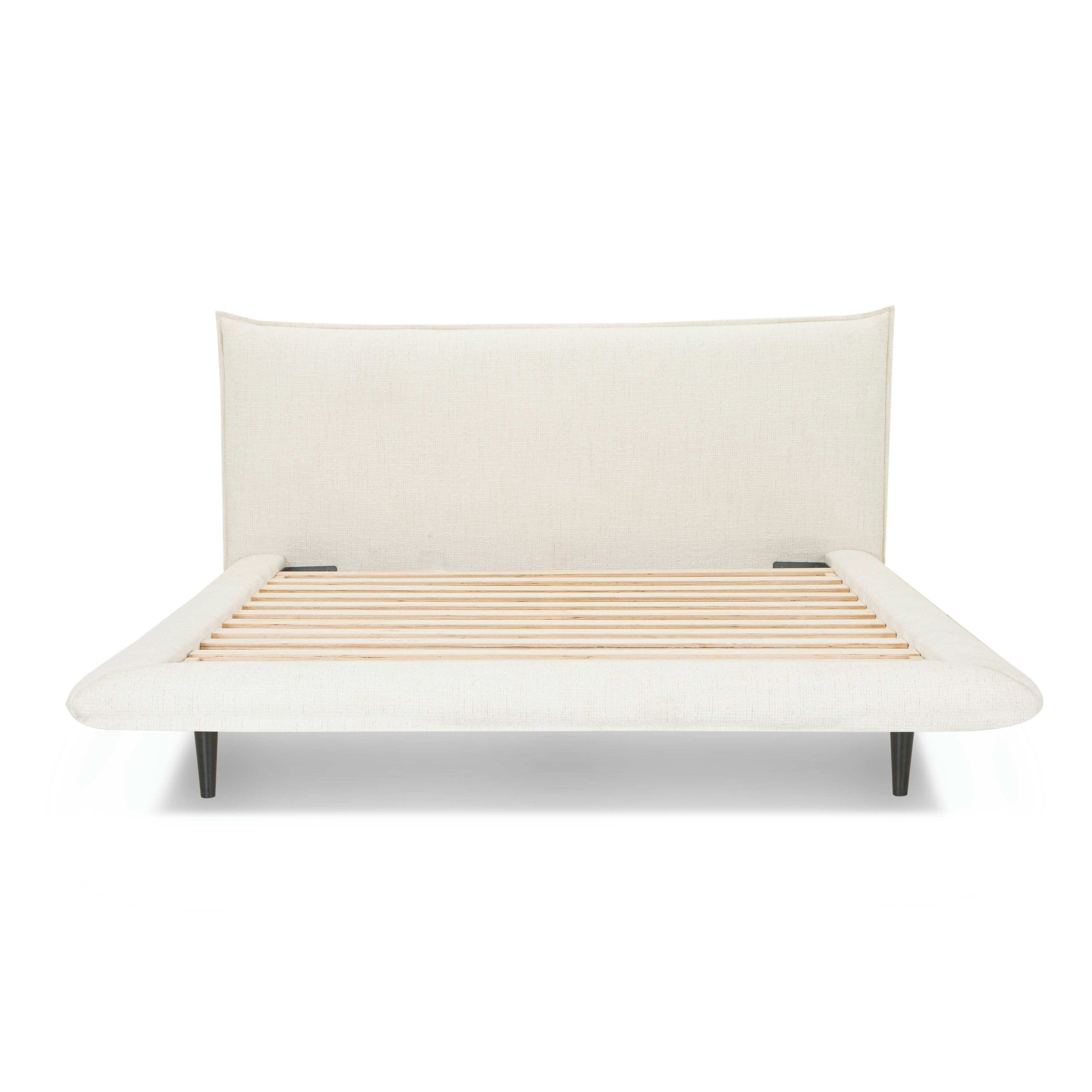 Fable Queen Bed - Ecru