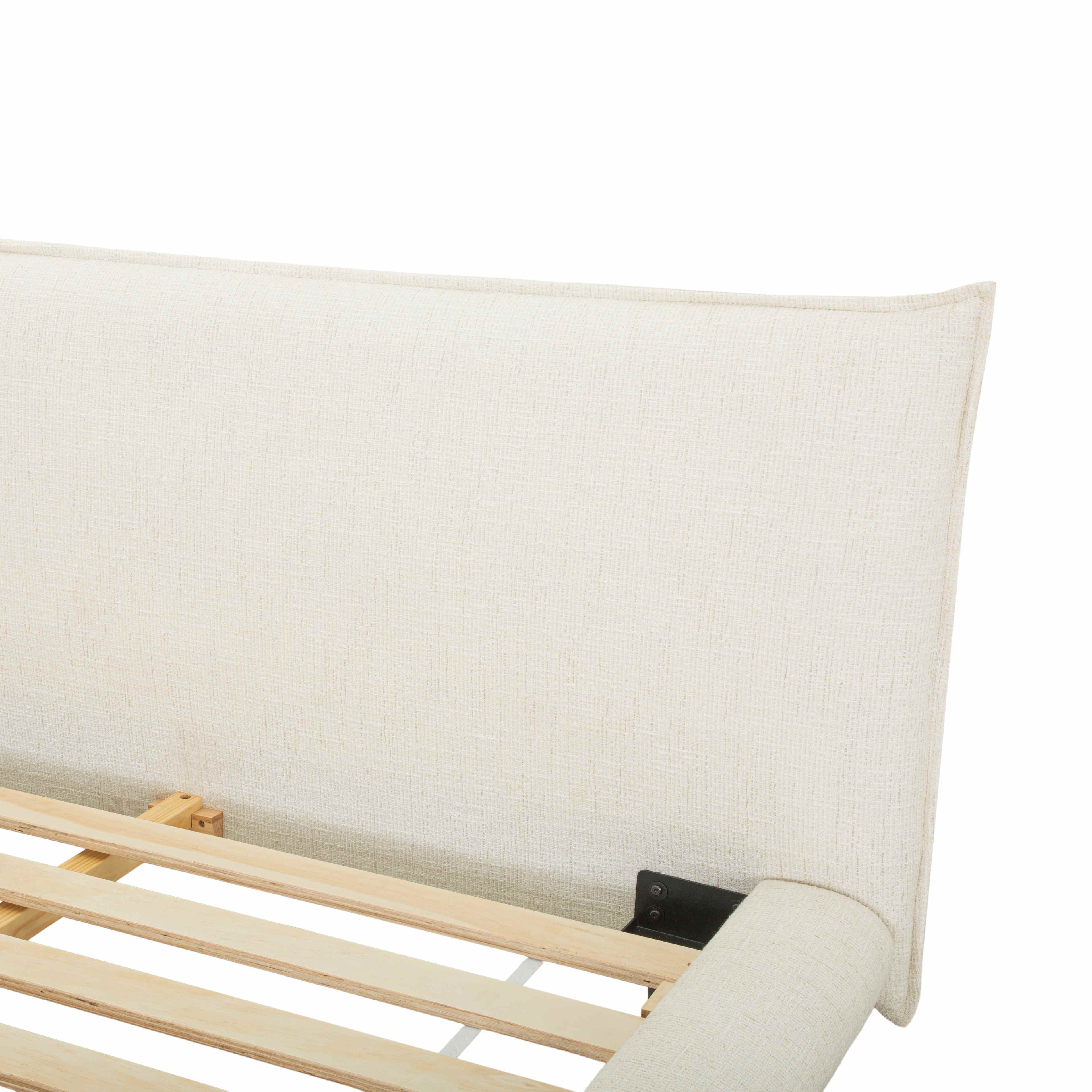 Fable Queen Bed - Ecru