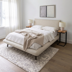 Fable Queen Bed - Ecru