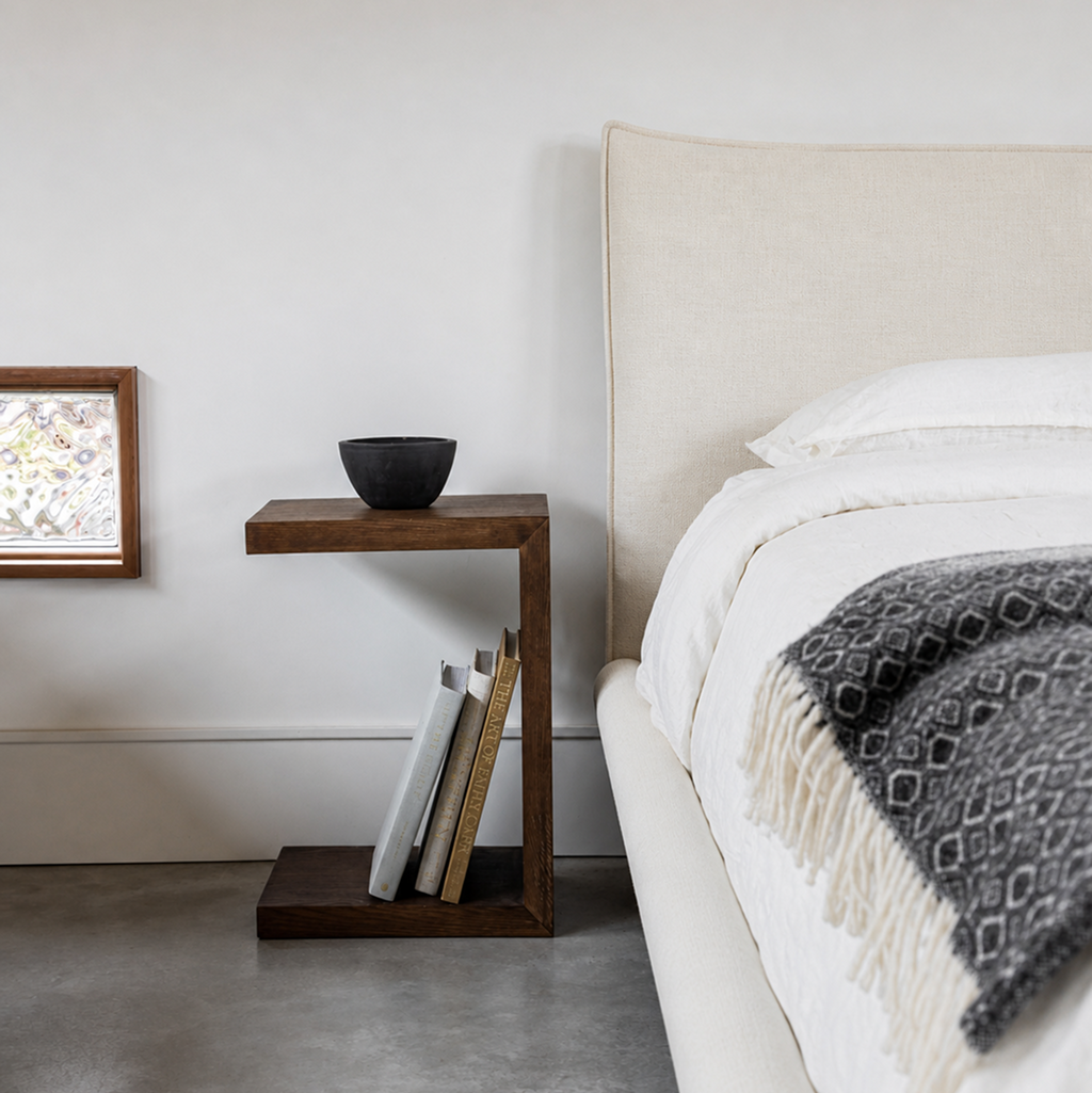 Fable Queen Bed - Ecru