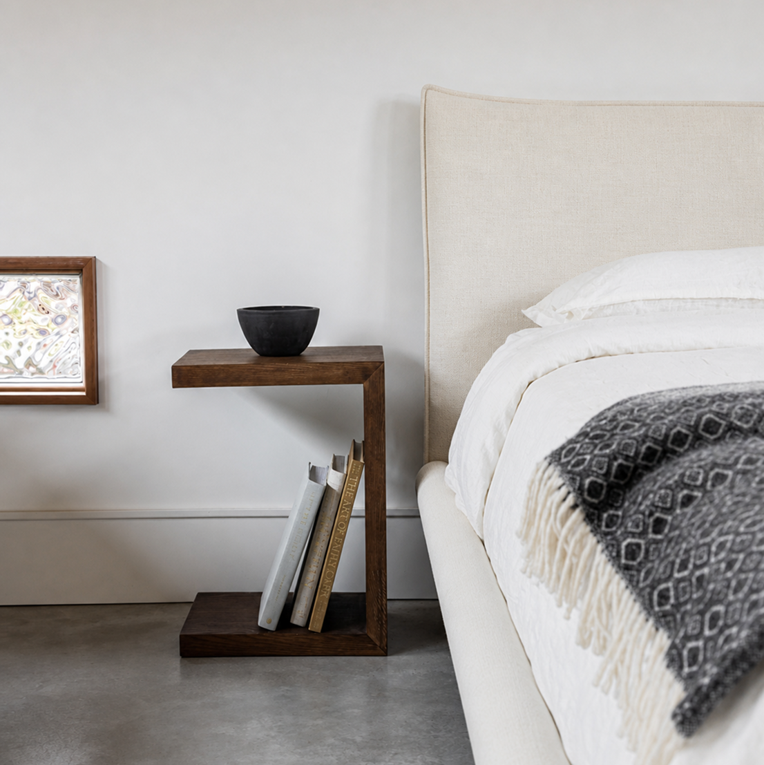 Fable Queen Bed - Ecru
