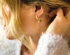 Drew Earring- Matte Gold