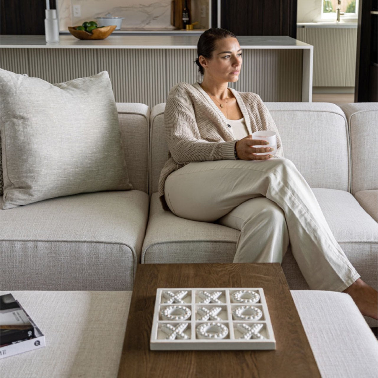 Faith  Sectional - Cream