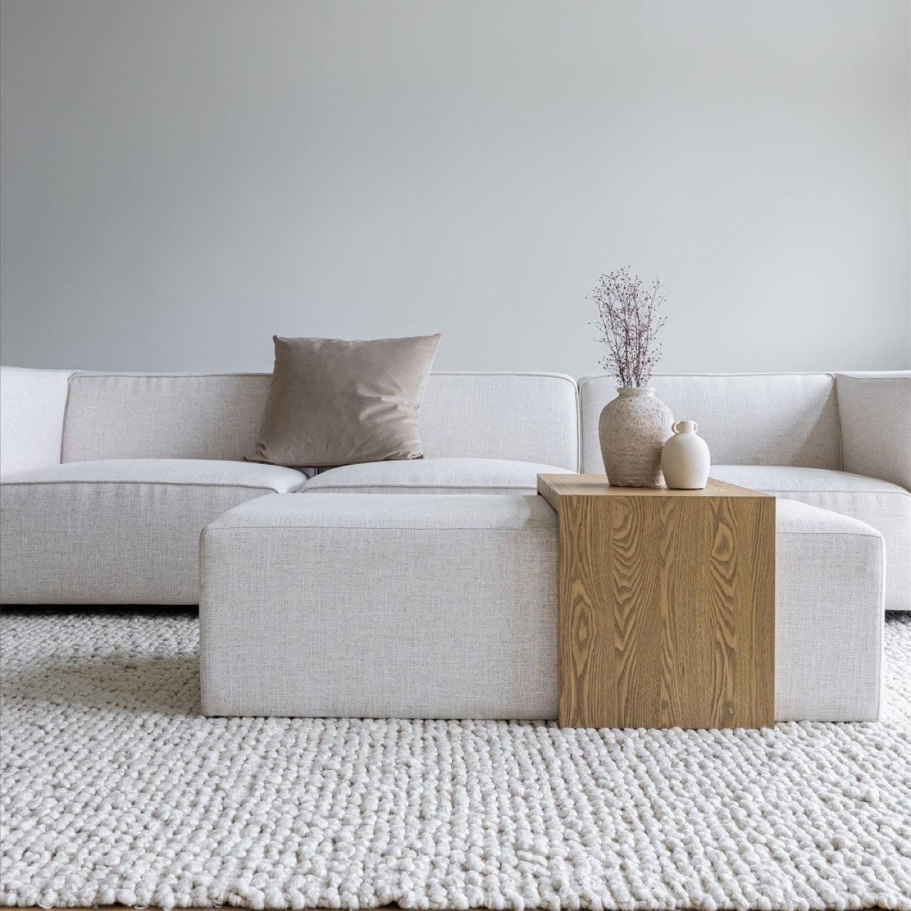 Faith  Sectional - Cream