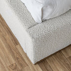 Faye Queen Bed - Off White