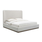 Faye Queen Bed - Off White