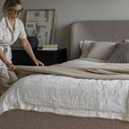 Faye Queen Bed Short - Perfect Taupe