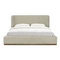 Faye King Storage Bed - Velvet Sandstorm