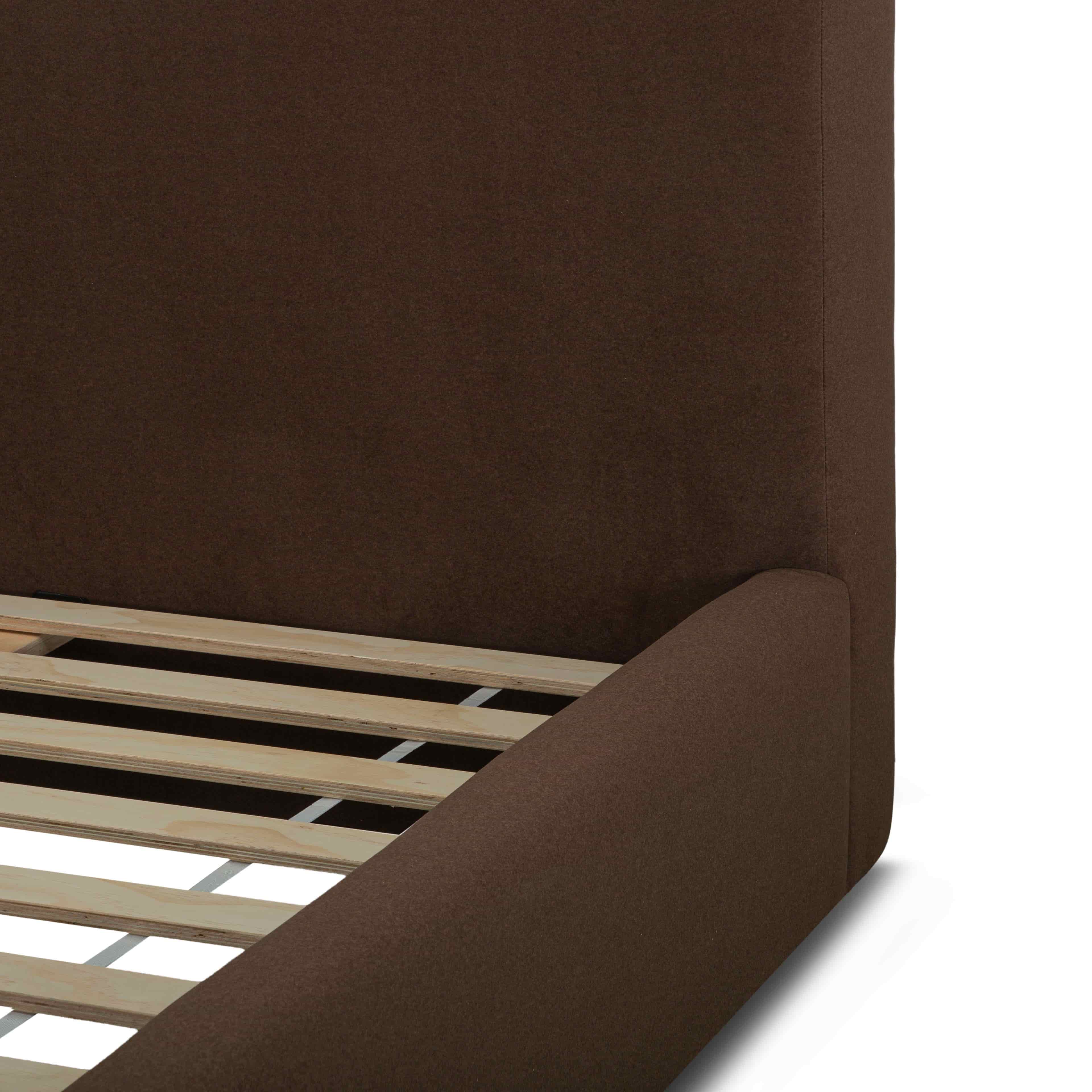 Filly Queen Bed - Velvet Coffee