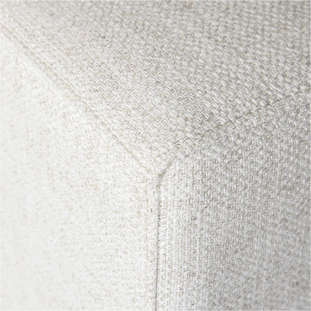 Forest Coffee Ottoman - Cream and Blonde Oak