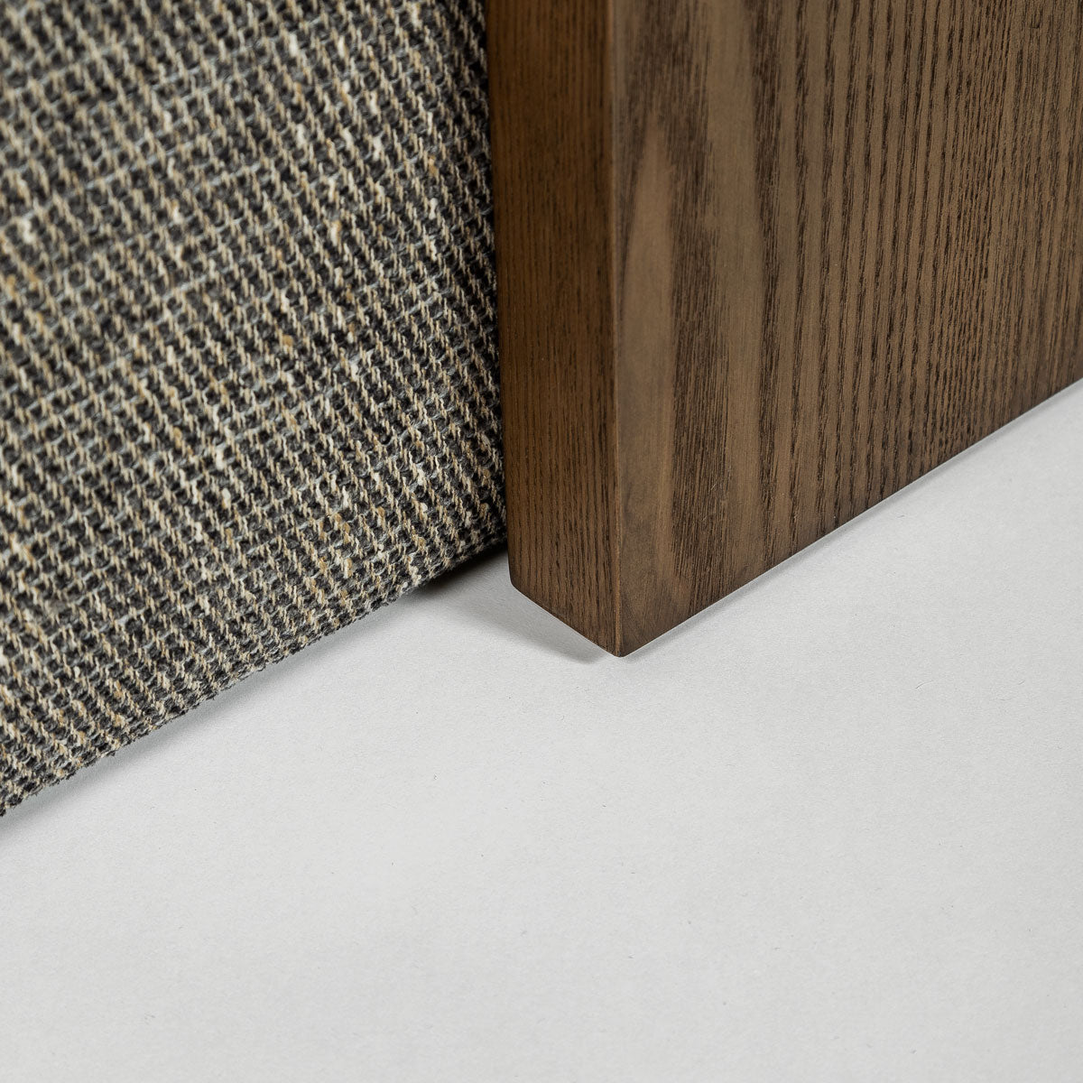 Forest Coffee Ottoman - Pepper and Dark Oak