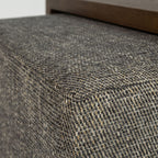 Forest Coffee Ottoman - Pepper and Dark Oak