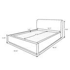 Faye King Bed Short - Truffle