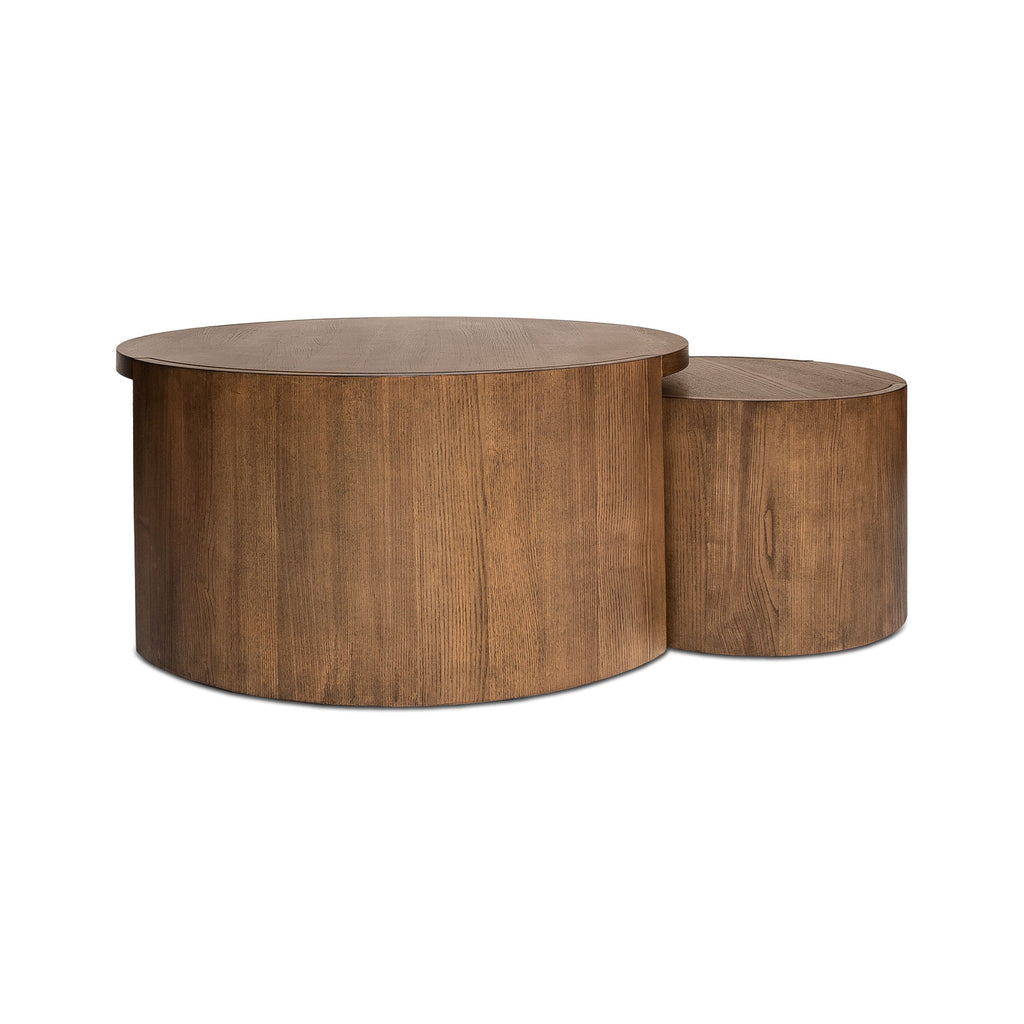 Forma Nesting Coffee Tables (Set of 2) - Smoked Chestnut