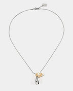 Aura Two-Tone Keepsake Necklace