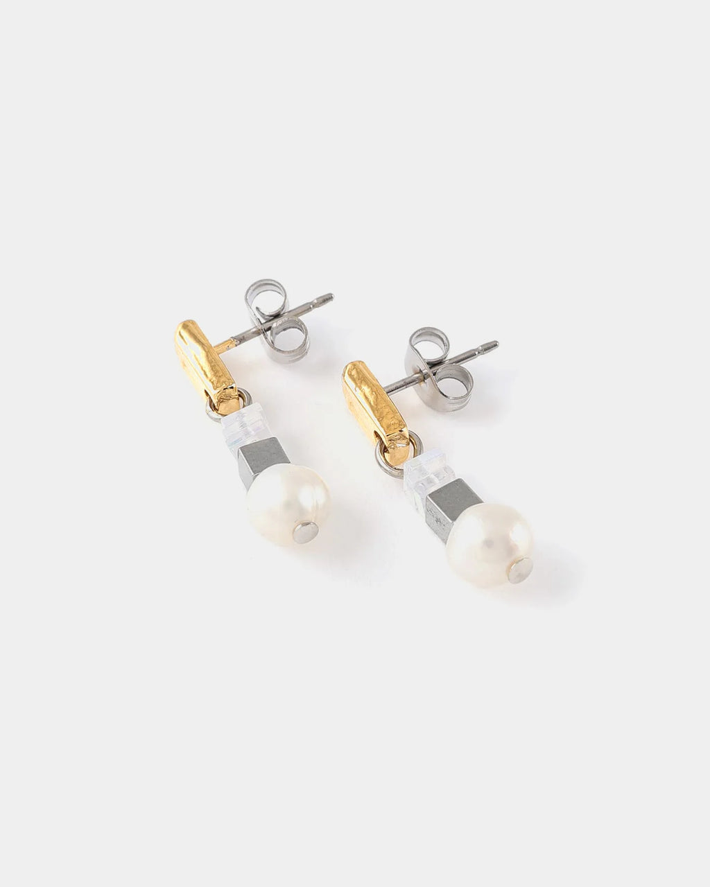 Two-tone Caviar Earrings