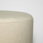 Ginger Ottoman - Velvet Natural