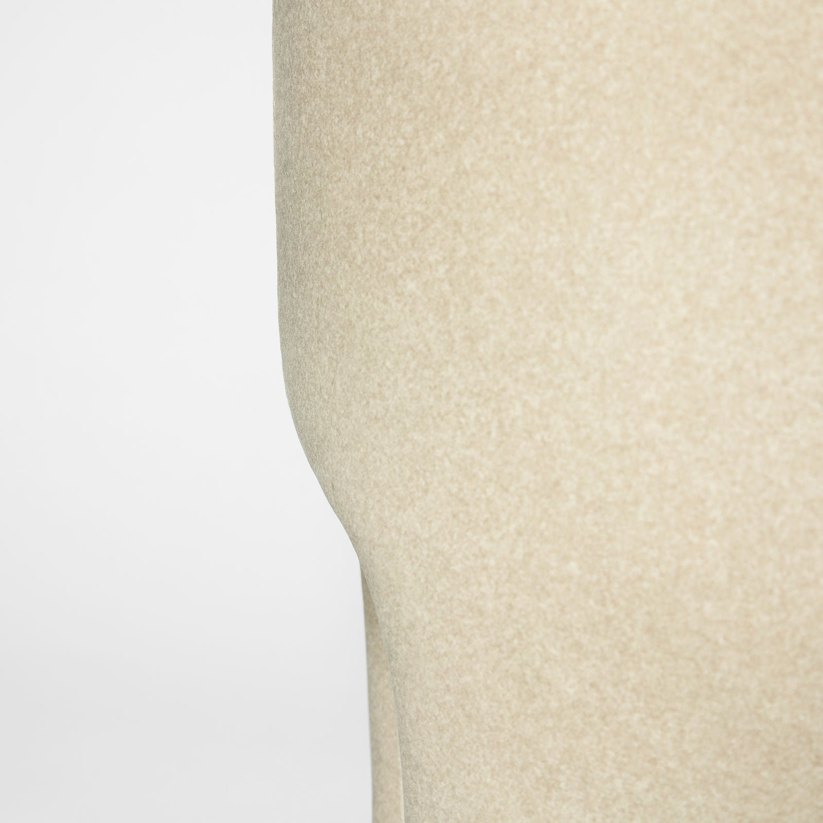 Ginger Ottoman - Velvet Natural