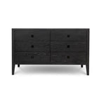 Hara 6 Drawer Dresser - Black