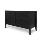 Hara 6 Drawer Dresser - Black