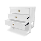 Hara 3 Drawer Dresser - White