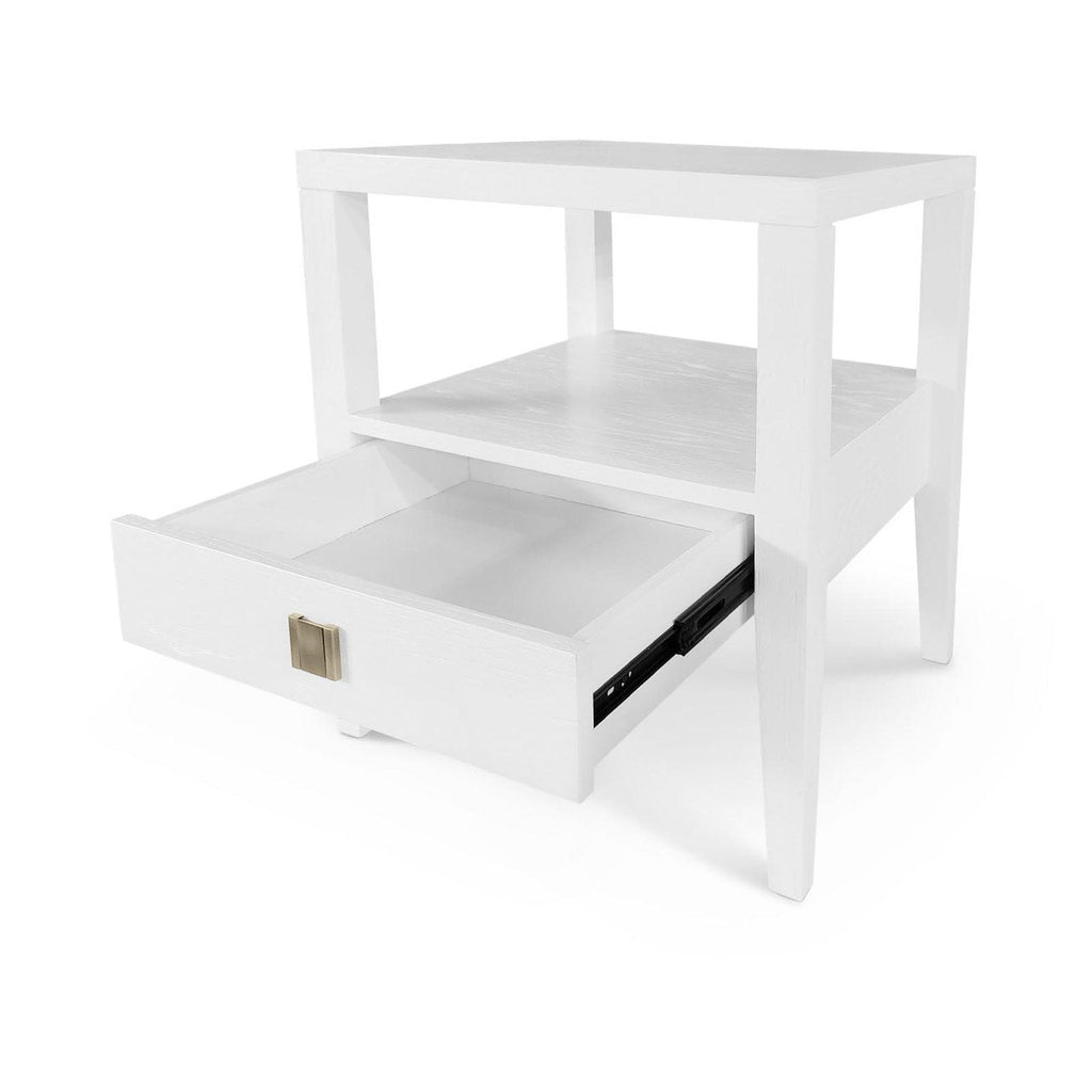 Hara 1 Drawer Accent Table - White