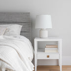 Hara 1 Drawer Accent Table - White