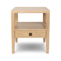 Hara 1 Drawer Accent Table - Natural Oak