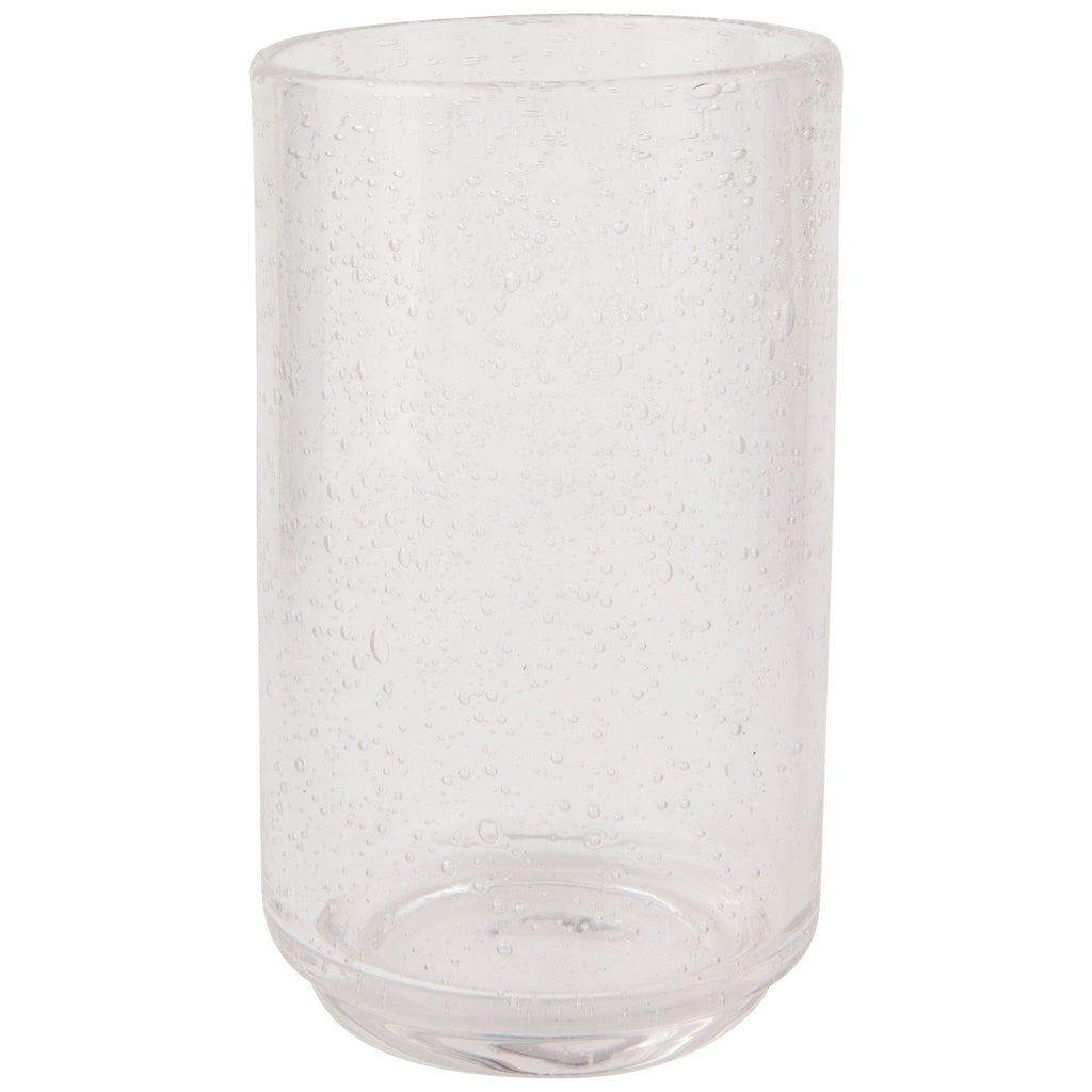 Bubbled Glass 17 oz - Clear Set of 4