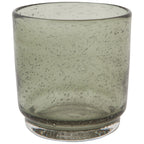 Bubbled Glass 12 oz - Agave Set of 4