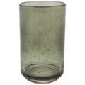 Bubbled Glass 17 oz - Agave Set of 4