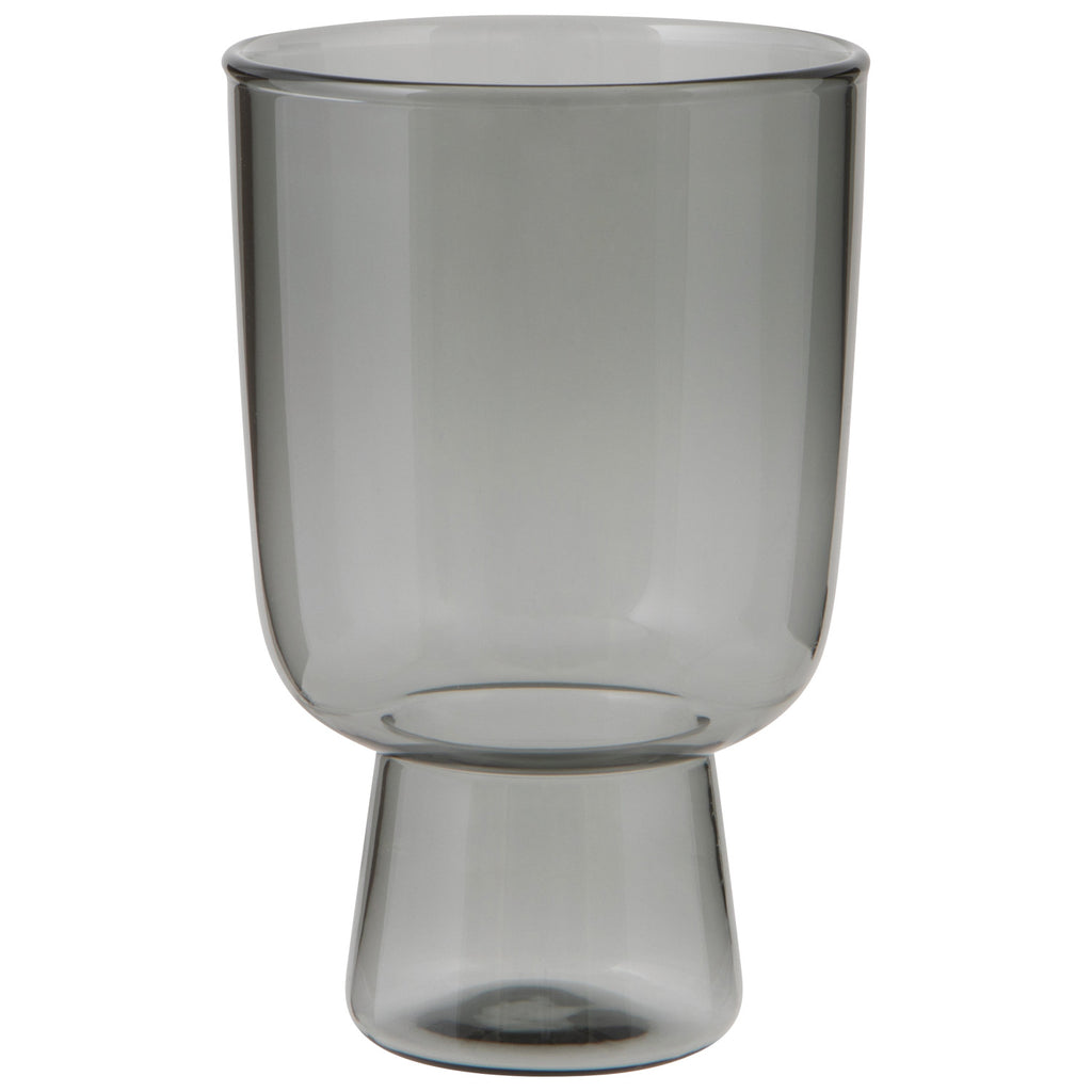Pedestal Glass 11 oz - Smoke Set of 4