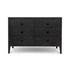 Hara 6 Drawer Dresser Tall - Black