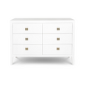 Hara 6 Drawer Dresser Tall - White