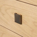 Hara 5 Drawer Tall Dresser - Natural Oak