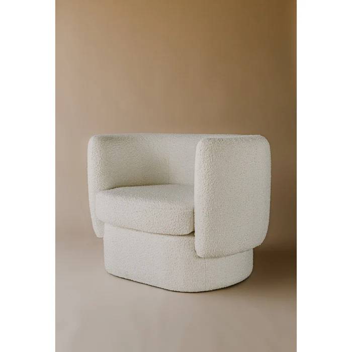 Koba Chair Maya boucle white