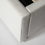 Josie King Bed - Cream