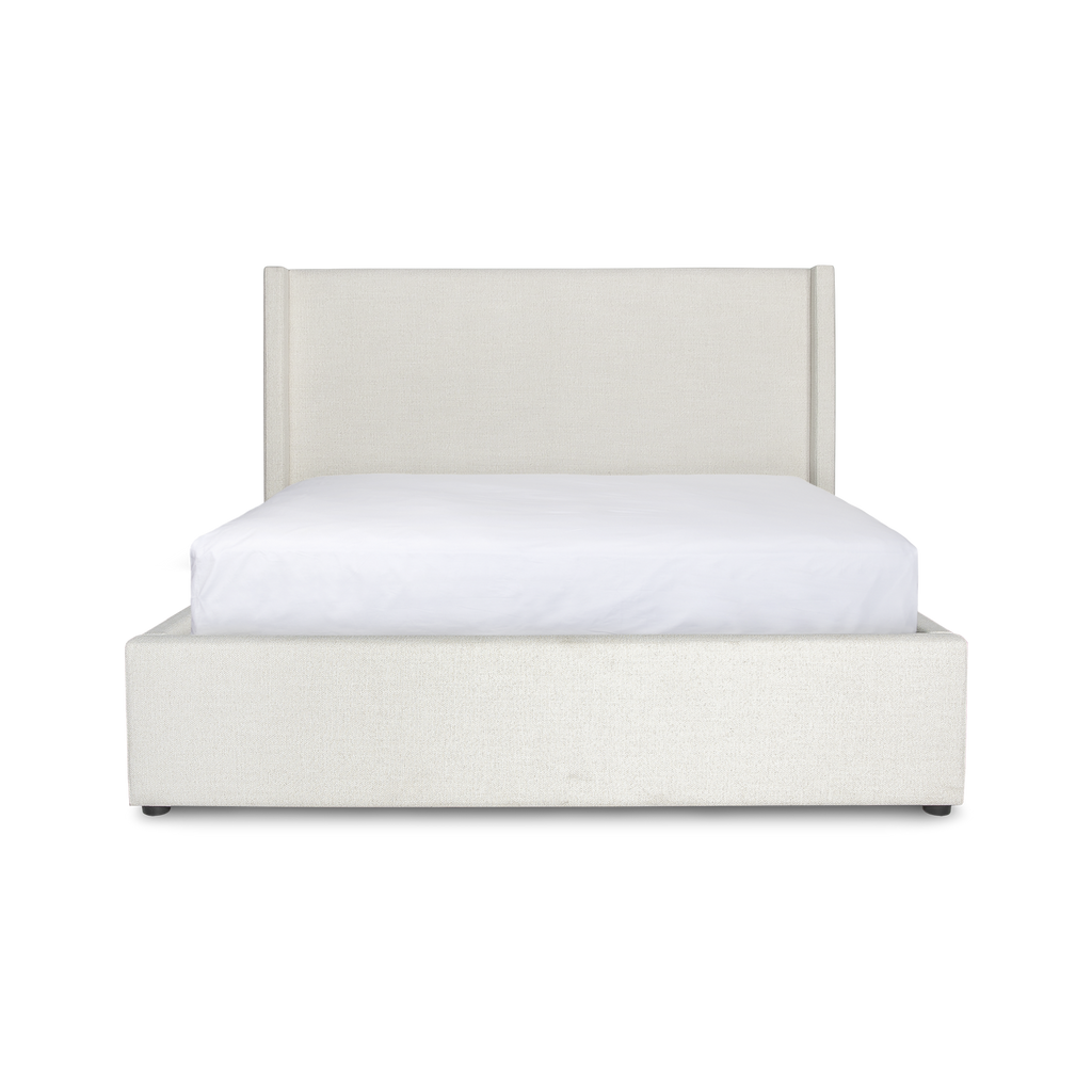 Josie Queen Storage Bed - Cream