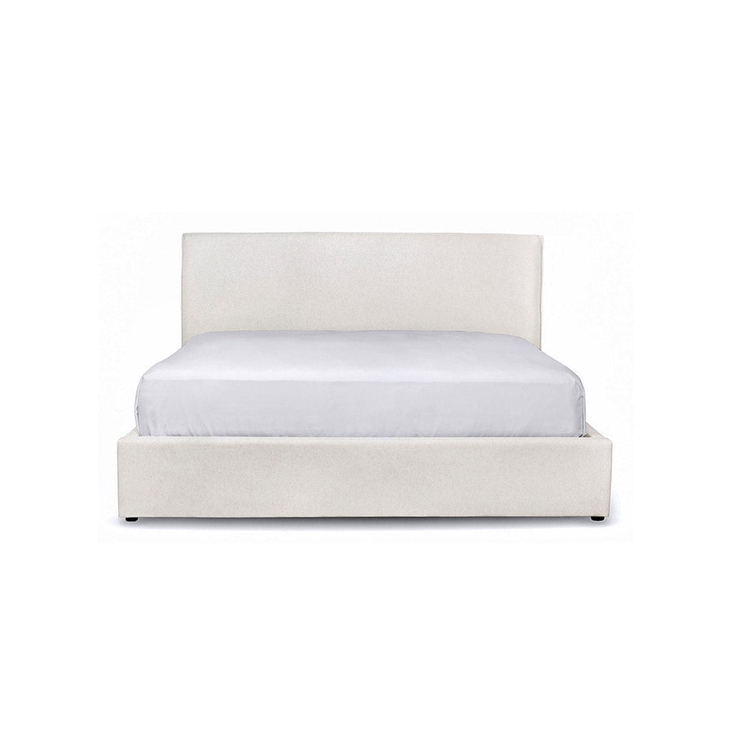 Julia King Storage Bed - Cream