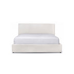 Julia King Storage Bed - Cream