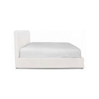 Julia King Storage Bed - Cream
