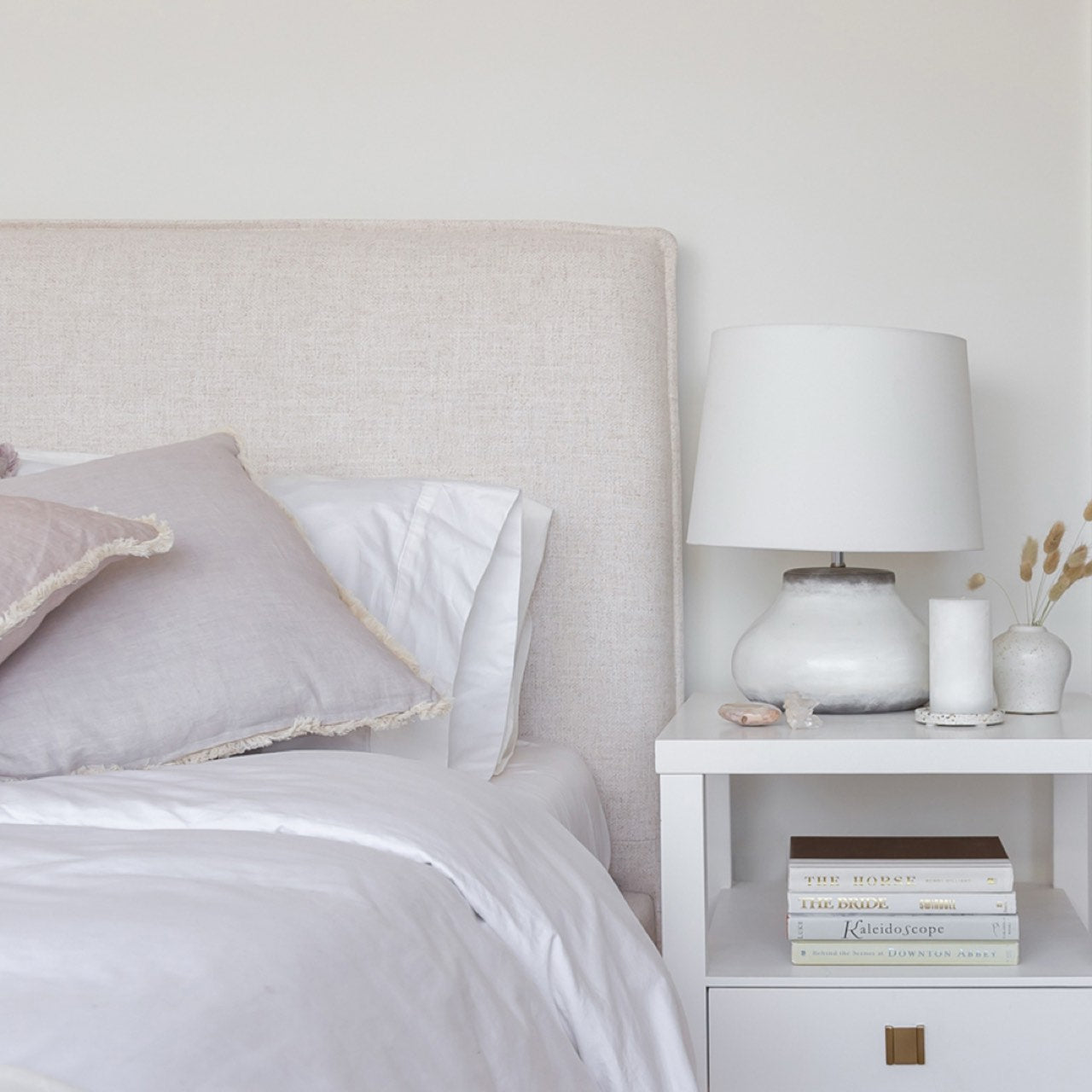 Julia Queen Headboard - Cream