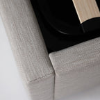 Julia King Storage Bed Short - Sand